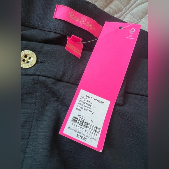 LILLY PULITZER LYNDIE KNIT PANT IN ONYX - Picture 14 of 16